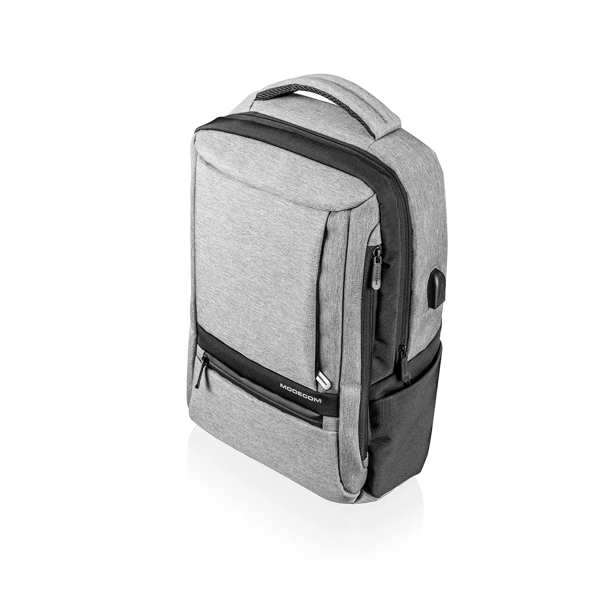 20220207105136_modecom_smart_15_6_grey Modecom Smart Τσάντα Πλάτης για Laptop 15.6" με Θύρα USB σε Γκρι χρώμα - Image 1