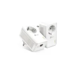 TP-LINK TL-PA7019P KIT v1 Powerline Διπλό για Ενσύρματη Σύνδεση με Passthrough Πρίζα και Θύρα Gigabit Ethernet