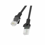 Lanberg U/UTP Cat.6 Καλώδιο Δικτύου Ethernet 1m Μαύρο (PCU6-10CC-0100-BK)