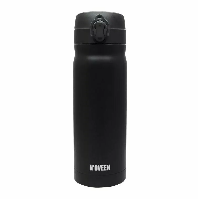 20220329103838_n_oveen_mpoukali_thermos_se_mayro_chroma_0_4lt N'Oveen Μπουκάλι Θερμός Ανοξείδωτο 400ml Μαύρο με Επιστόμιο TB810 - Image 1