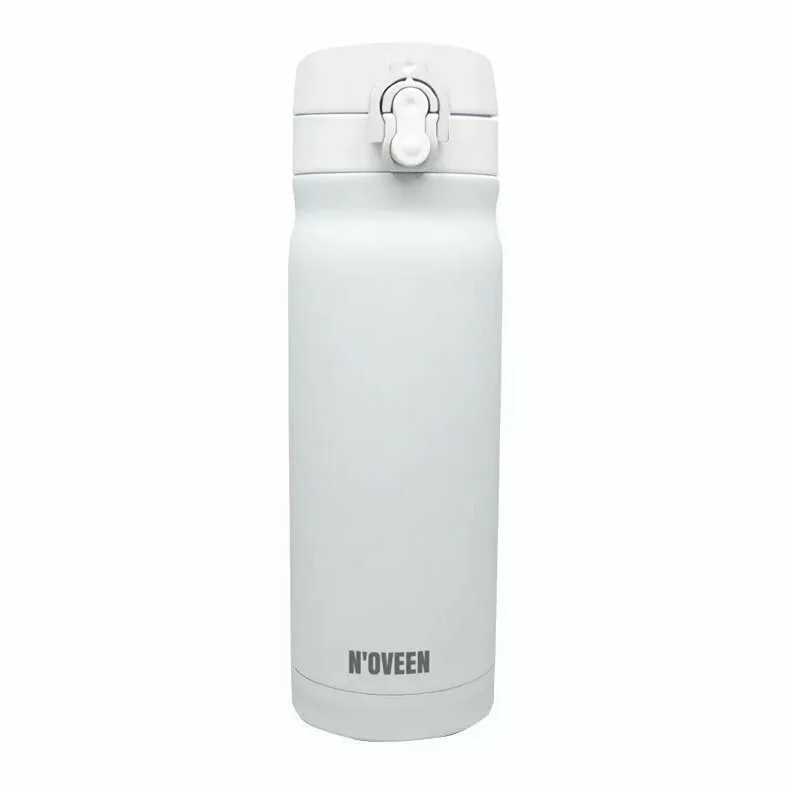 20220329103901_n_oveen_mpoukali_thermos_se_leyko_chroma_0_4lt N'Oveen Μπουκάλι Θερμός Ανοξείδωτο 400ml Λευκό με Επιστόμιο TB811 - Image 1