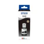 Epson Ecotank 112 Γνήσιο Μελάνι Εκτυπωτή InkJet Μαύρο (C13T06C14A)