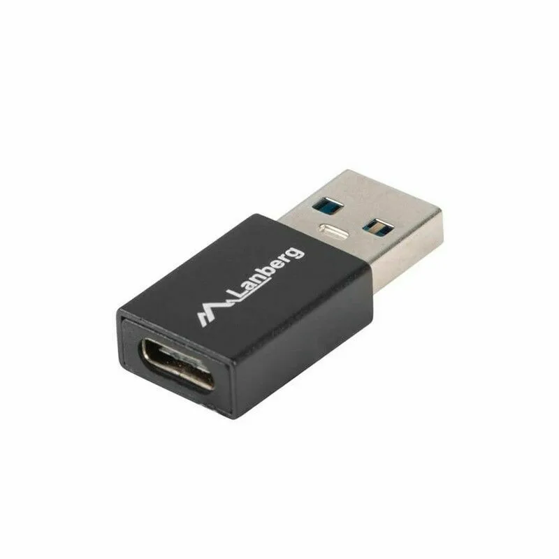 20220427092134_lanberg_usb_a_male_usb_c_female_ad_uc_ua_01 Lanberg Μετατροπέας USB-A male σε USB-C female 1τμχ AD-UC-UA-01 - Image 1