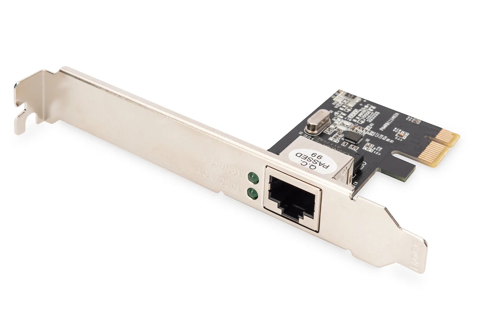 Digitus Ενσύρματη Κάρτα Δικτύου Gigabit (1Gbps) Ethernet PCI-e DN-10130-1 - Image 1