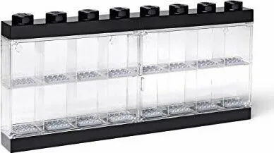 LEGO Παιδικό Κουτί Αποθήκευσης από Πλαστικό Display Case 16 Μαύρο 38x18cm 40660003 - Image 1
