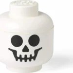 Room Copenhagen Παιδικό Κουτί Αποθήκευσης από Πλαστικό Lego Skeleton Λευκό 24x24x26cm 40321728