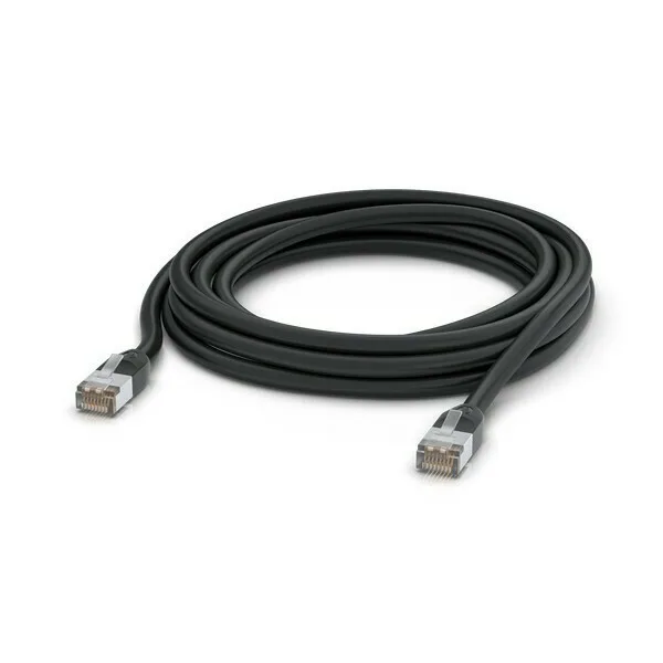 Ubiquiti U/FTP (STP) Cat.5e Καλώδιο Δικτύου Ethernet εξωτερικού χώρου 5m Μαύρο (UACC-CABLE-PATCH-OUTDOOR-5M-BK) - Image 1