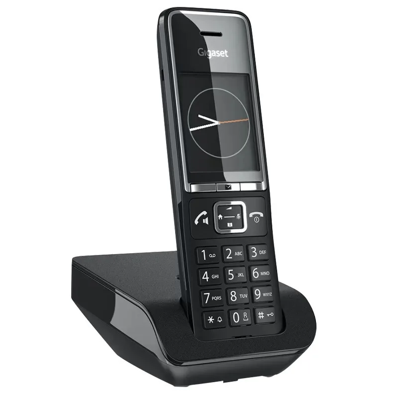 20220714143548_gigaset_comfort_550_asyrmato_tilefono_me_anoichti_akroasi_mayro Gigaset Comfort 550 Ασύρματο Τηλέφωνο με Ελληνικό Μενού Black/Chrome - Image 1