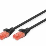 Digitus U/UTP Cat.6 Καλώδιο Δικτύου Ethernet 5m Μαύρο 1τμχ DK-1612-050/BL