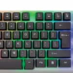Rebeltec Neon Gaming Μηχανικό Πληκτρολόγιο με RGB φωτισμό (Αγγλικό US)