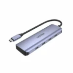 Unitek USB 3.0 Hub 4 Θυρών με σύνδεση USB-C Γκρι (H1107K)