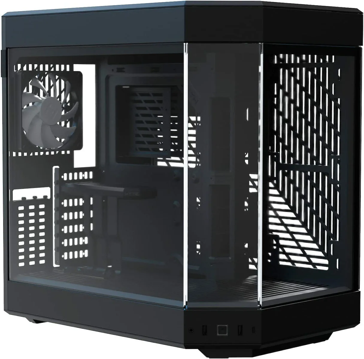 HYTE Y60 Gaming Midi Tower Κουτί Υπολογιστή με Πλαϊνό Παράθυρο Μαύρο - Image 1