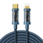 Joyroom S-CL020A20 Braided USB-C to Lightning Cable 20W Μπλε 2m