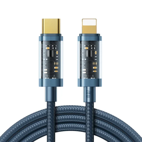 Joyroom S-CL020A12 Braided USB-C to Lightning Cable 20W Μπλε 1.2m