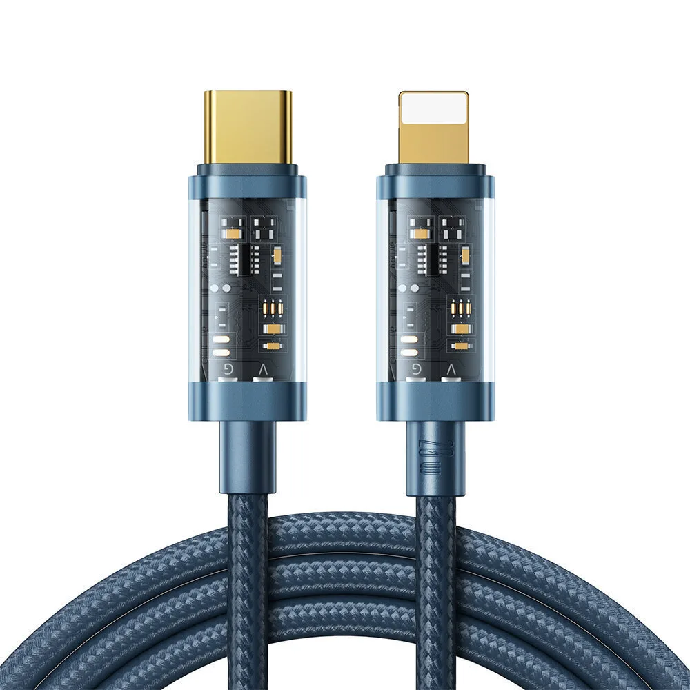 Joyroom S-CL020A12 Braided USB-C to Lightning Cable 20W Μπλε 1.2m - Image 1