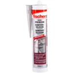 fischer Premium Sanitary Σφραγιστική Σιλικόνη Αντιμουχλική Γκρι 310ml 058530