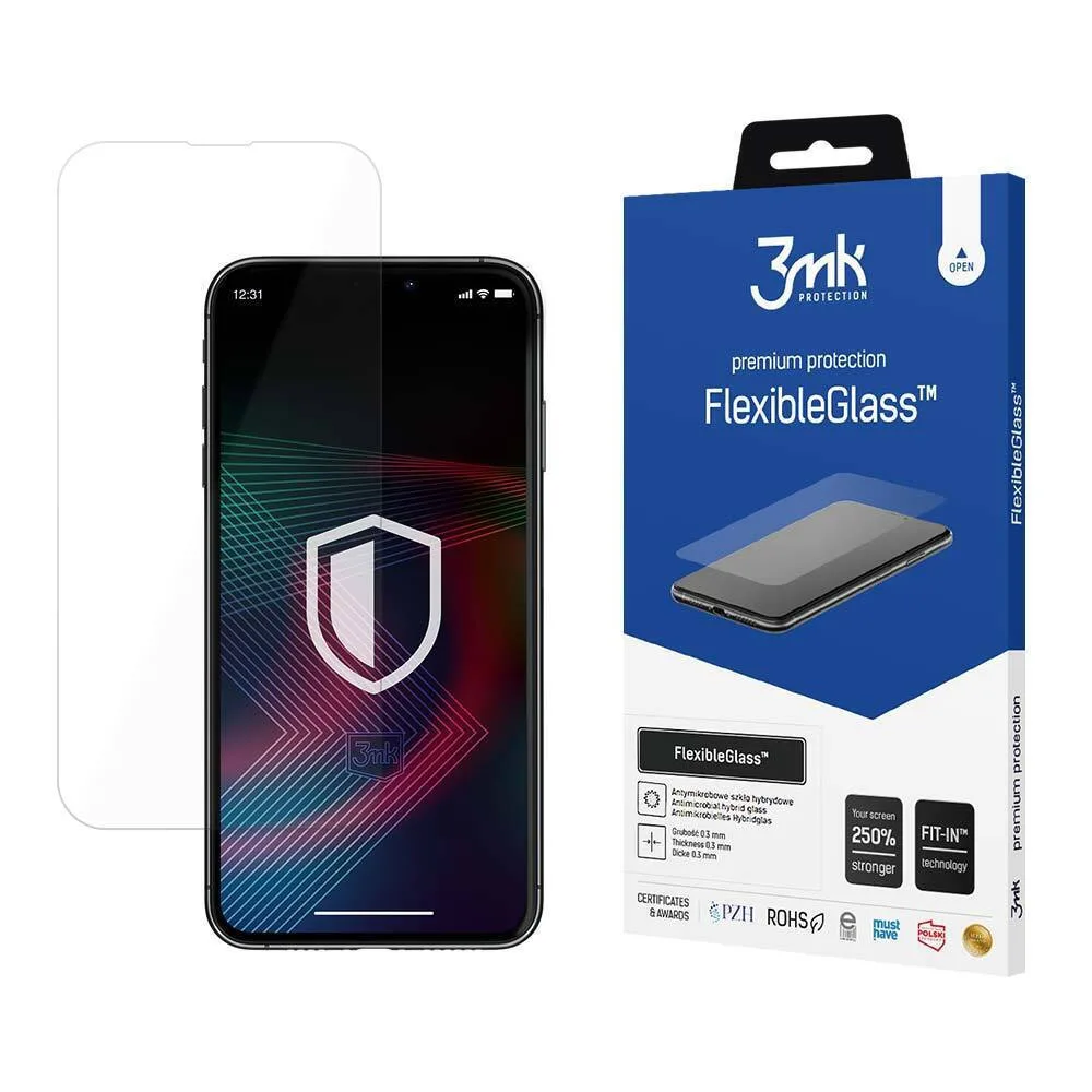 20220913141742_3mk_flexibleglass_0_3mm_tempered_glass_iphone_14_14_pro 3MK FlexibleGlass 0.3mm Tempered Glass (iPhone 14 / 14 Pro) - Image 1