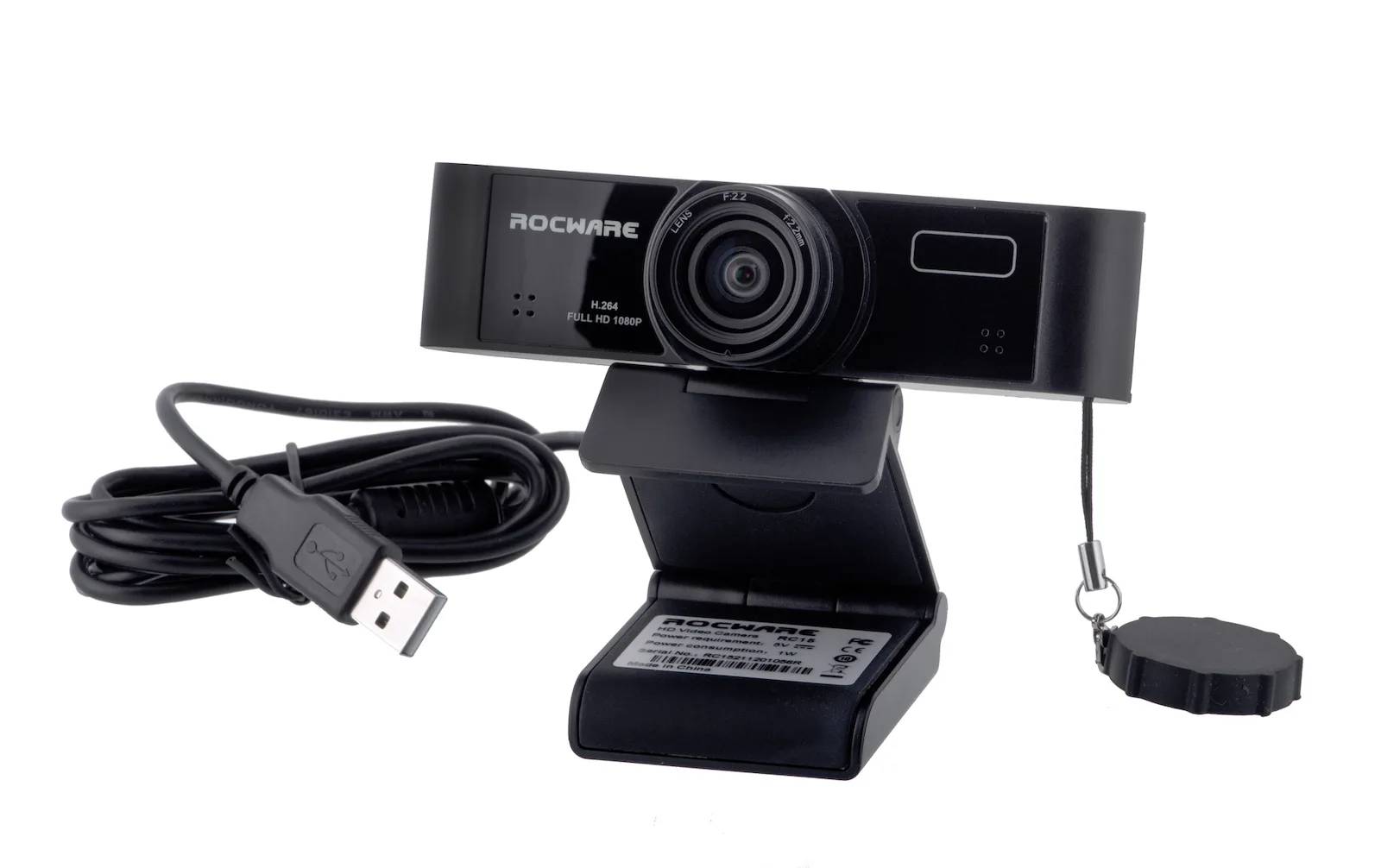 20220914150222_rocware_alrc15_web_camera_full_hd_1080p Rocware Rocware ALRC15 Web Camera Full HD 1080p - Image 1