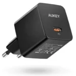 Aukey Φορτιστής Χωρίς Καλώδιο με Θύρα USB-C 20W Power Delivery Μαύρος (PA-Y20S Minima)