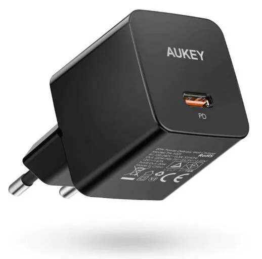 20220928094700_aukey_fortistis_choris_kalodio_me_thyra_usb_c_20w_power_delivery_mayros_pa_y20s_minima Aukey Φορτιστής Χωρίς Καλώδιο με Θύρα USB-C 20W Power Delivery Μαύρος (PA-Y20S Minima) - Image 1