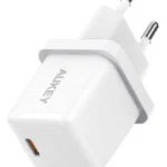 Aukey Φορτιστής Χωρίς Καλώδιο με Θύρα USB-C 20W Power Delivery Λευκός (PA-F5)