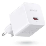 Aukey Φορτιστής Χωρίς Καλώδιο με Θύρα USB-C 20W Power Delivery Λευκός (PA-Y20S Minima)