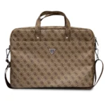 Guess Saffiano 4G Θήκη για Laptop 16" σε Καφέ χρώμα