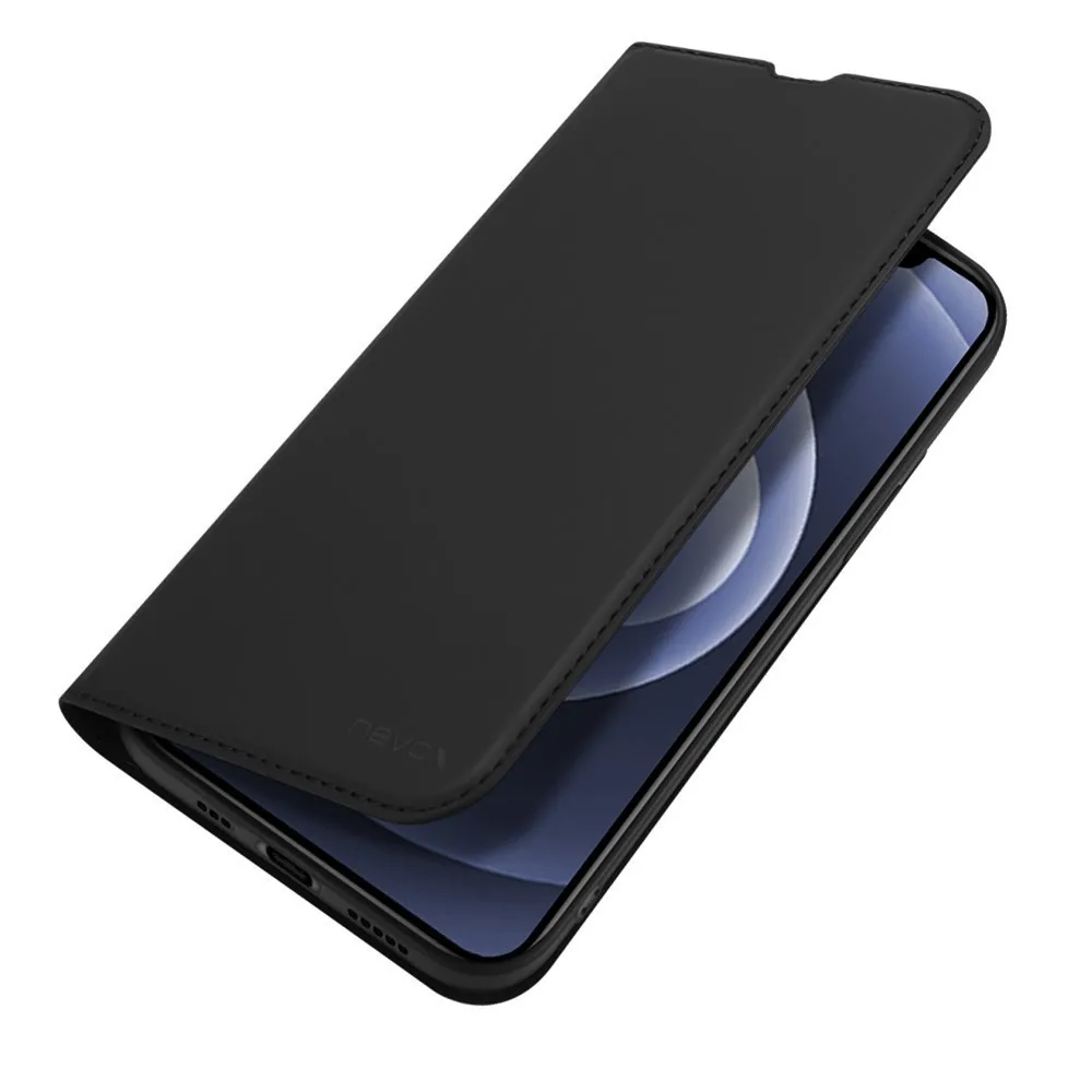 20221005174616_nevox_vario_book_dermatinis_mayro_iphone_14_plus Nevox Vario Book Δερματίνης Μαύρο (iPhone 14 Plus) 2102 - Image 1
