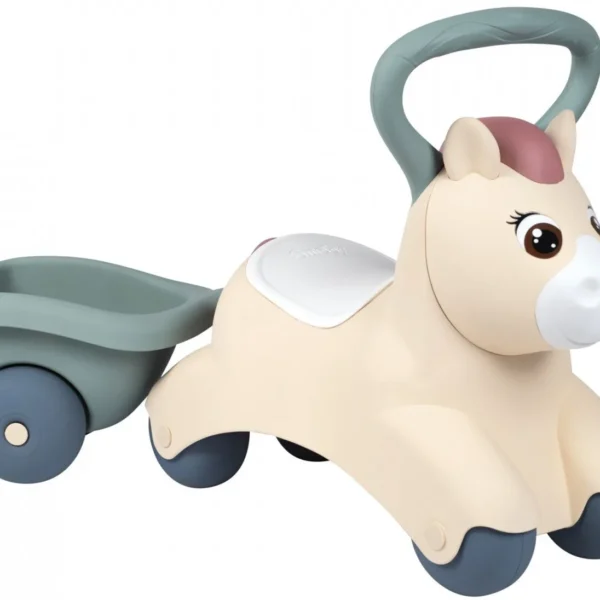 Smoby Baby Pony Περπατούρα Ζωάκι Ride On για 12+ Μηνών 140502 Μπεζ