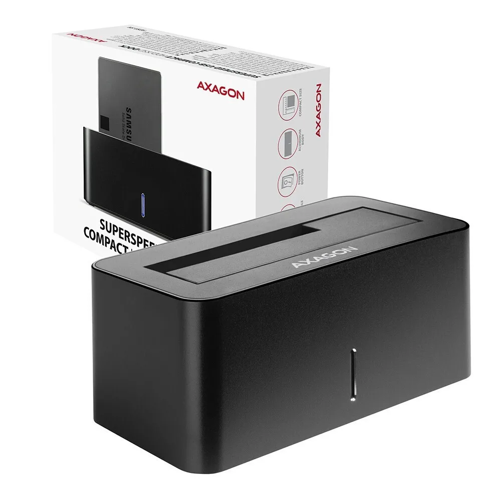 20221124171746_8dbc8d13 Axagon Docking Station Σκληρών Δίσκων SATA 2.5" / 3.5" με σύνδεση USB 2.0 / USB 3.0 / USB 3.1 (ADSA-SN) - Image 1