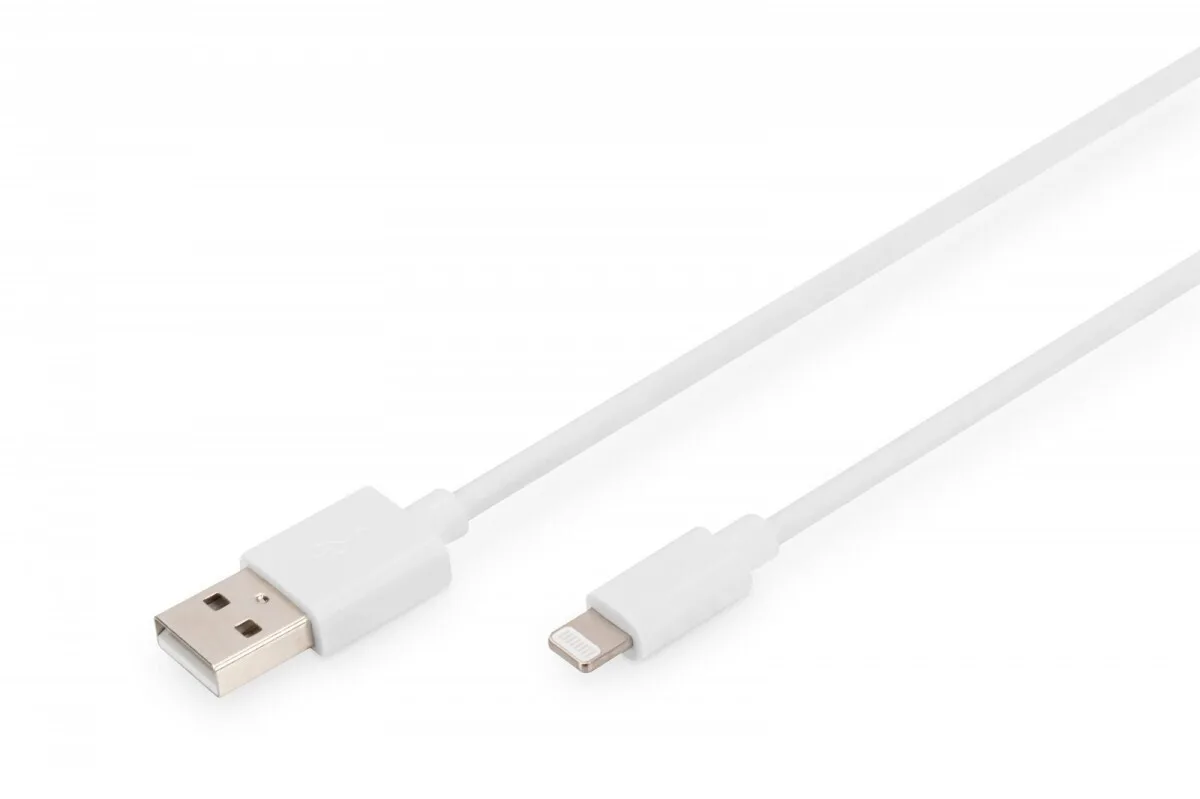 Digitus USB to Lightning Cable Λευκό 2m (DB-600106-020-W) - Image 1