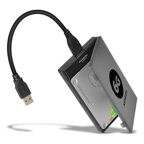 20221128150924_axagon_usb_3_0_sata_6g_adapter_adsa_1s6 Axagon Converter Γκρι ADSA-1S6 - Image 1