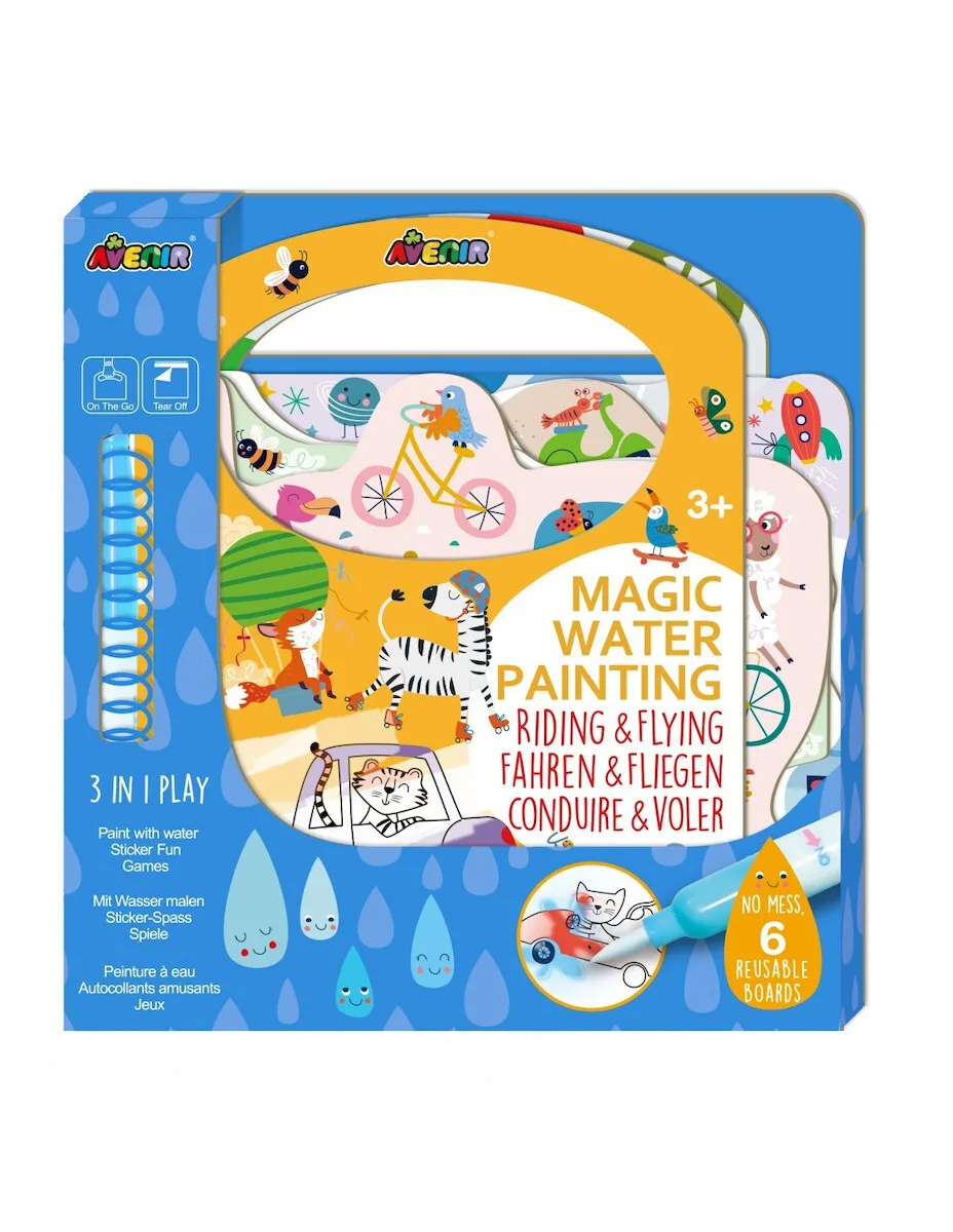 20221229161401_avenir_zografiki_magic_water_riding_gia_paidia_3_eton_60818 Avenir Ζωγραφική Magic Water Riding για Παιδιά 3+ Ετών 60818 - Image 1