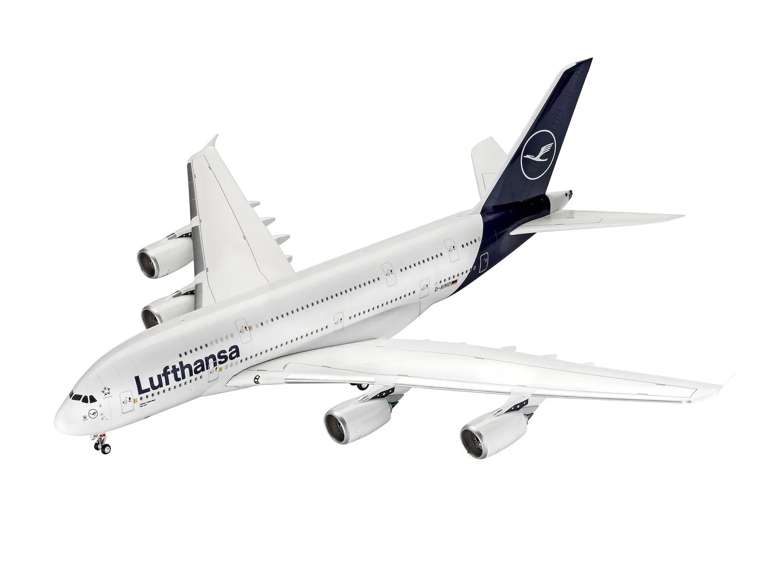 20230103163932_revell_figoura_montelismou_aeroplano_a380_800_lufthansa_new_livery_163_kommation_se_klimaka_1_144_50_4x55_5x18ek_03872 Revell A380-800 Lufthansa "New Livery" Φιγούρα Μοντελισμού Αεροπλάνο Λευκή 163 Κομματιών σε Κλίμακα 1:144 50.4x55.5x18εκ. 03872 - Image 1