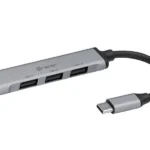 Tracer H40 USB 3.0 Hub 4 Θυρών με σύνδεση USB-C Ασημί (TRAPOD46999)