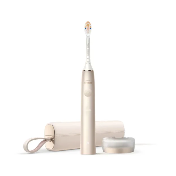 Philips Sonicare DiamondClean 9900 Ηλεκτρική Οδοντόβουρτσα με Αισθητήρα Πίεσης και Θήκη Ταξιδίου Μπεζ