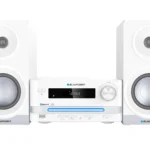 Blaupunkt Ηχοσύστημα 2.0 MS16BT 15W με CD / Digital Media Player και Bluetooth Λευκό