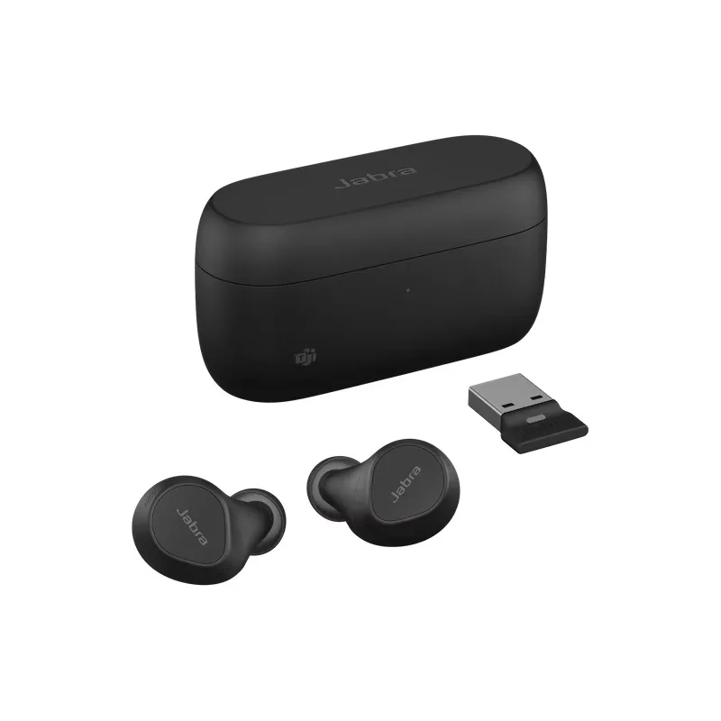 20230213111314_jabra_evolve2_usb_a_ms_in_ear_bluetooth_handsfree_akoustika_me_thiki_fortisis_mayra Jabra Evolve2 Buds - USB-A MS - Wireless Charging Pad Bluetooth Handsfree Ακουστικά με Αντοχή στον Ιδρώτα και Θήκη Φόρτισης Μαύρα - Image 1
