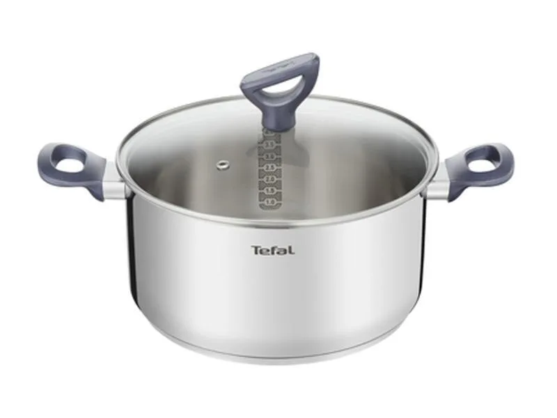 Tefal Daily Cook Βαθιά Ανοξείδωτη Κατσαρόλα 5.36lt / 24cm G7124645 - Image 1