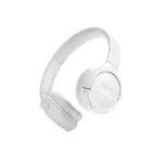 JBL Tune 520BT Ασύρματα / Ενσύρματα On Ear Ακουστικά με 57 ώρες Λειτουργίας και Quick Charge Λευκά