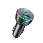 Joyroom JR-CL26 Φορτιστής Αυτοκινήτου 70W με Θύρες: 1xUSB 2xType-C Μαύρο Χρώμα