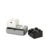 LEGO Παιδικό Κουτί Αποθήκευσης από Πλαστικό Λευκό 3τμχ 43250801