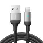 Joyroom S-UL012A10 Braided USB-A to Lightning Cable Μαύρο 1.2m