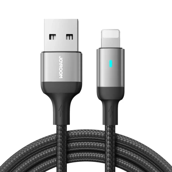 Joyroom S-UL012A10 Braided USB-A to Lightning Cable Μαύρο 1.2m
