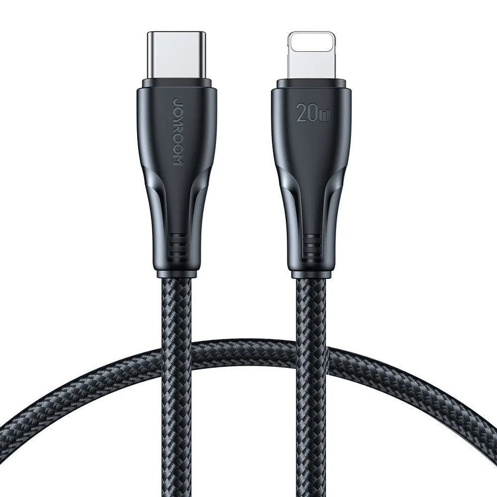 Joyroom S-CL020A11 Braided USB-C to Lightning Cable 20W Μαύρο 1.2m - Image 1
