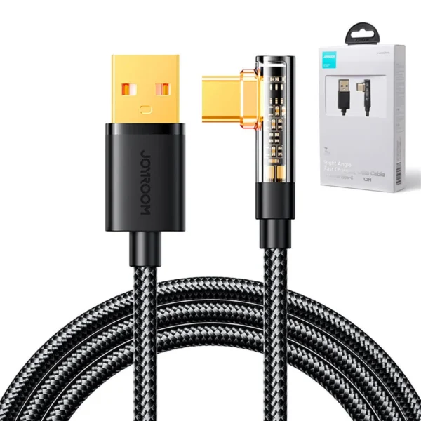 Joyroom S-UC027A6 USB 2.0 Cable USB-C male - USB-A Μαύρο 1.2m