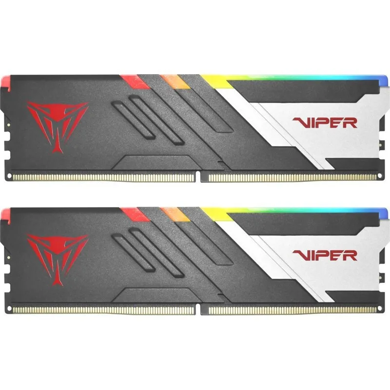 Patriot Viper Venom RGB DDR5 64GB RAM με 2x32GB Modules και Ταχύτητα 5200 για Desktop PVVR564G520C40K - Image 1