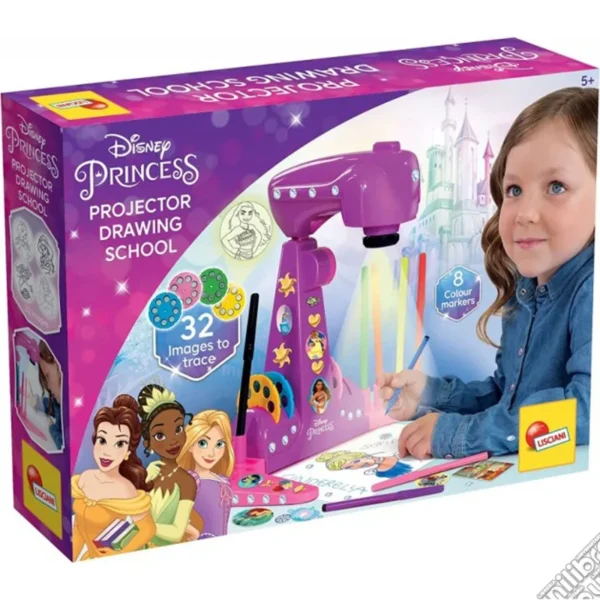 Lisciani Giochi Προτζέκτορας Ζωγραφικής Disney Princess Drawing School για Παιδιά 5+ Ετών 92956
