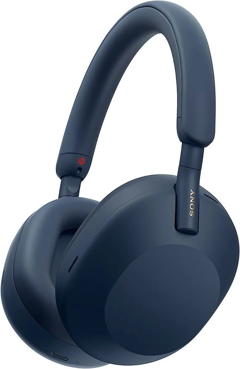 Sony WH-1000XM5 Ασύρματα / Ενσύρματα Over Ear Ακουστικά με 30 ώρες Λειτουργίας και Quick Charge Midnight Blue - Image 1