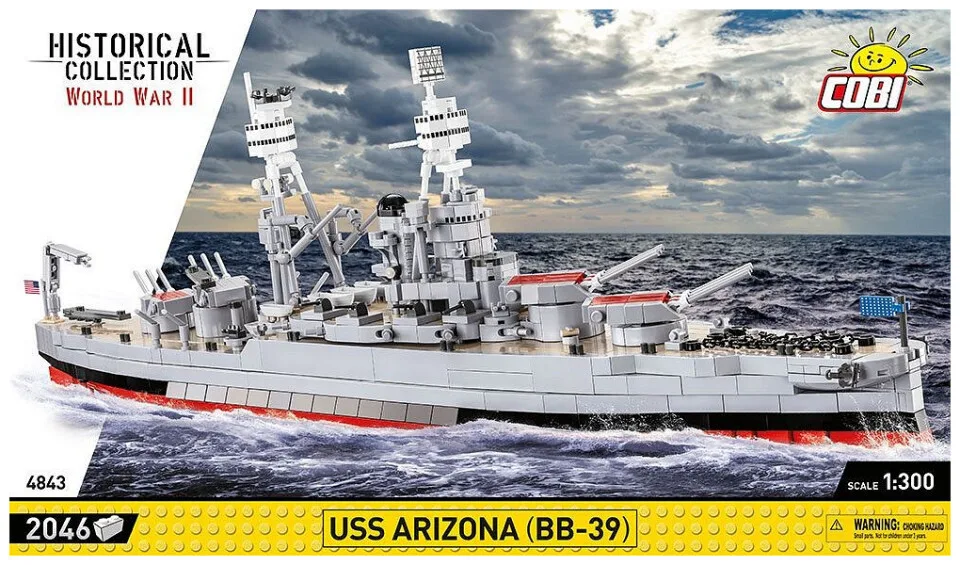 20230412122321_cobi_touvlakia_historical_collection_uss_arizona_gia_10_eton_2046tmch_4843 Cobi Τουβλάκια Historical Collection - Uss Arizona για 10+ Ετών 2046τμχ COBI-4843 - Image 1